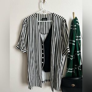 B&W vintage blouse